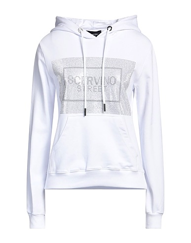 SCERVINO Sweat-shirt Blanc 95% Coton, 5% Élasthanne