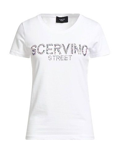 SCERVINO T-shirt STREET White 95% Cotton, 5% Elastane