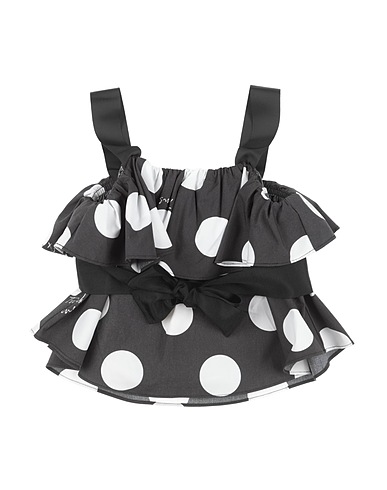 TWINSET Top Black 96% Cotton, 4% Elastane, Polyester