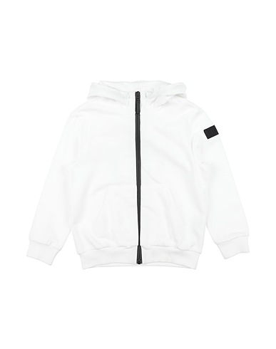 IL GUFO Hooded sweatshirt White 100% Cotton, Elastane