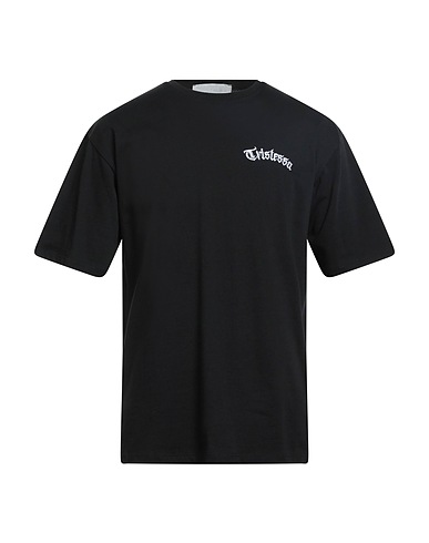 TRISTESSA T-shirt Nero 100% Cotone