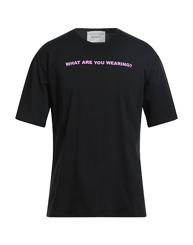 TRISTESSA T-Shirt Schwarz 100% Baumwolle