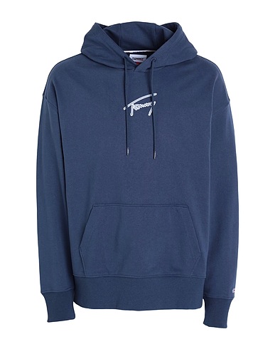 TOMMY JEANS Hoodie Nachtblau 87% Recycelte Baumwolle, 13% Recyceltes Polyester