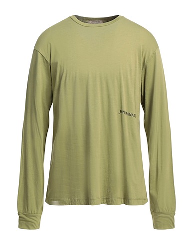 HINNOMINATE T-shirt Sage green 50% Cotton, 50% Modal