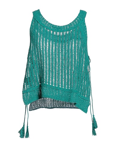SKATÏE Top Verde 95% Cotone, 5% Poliammide