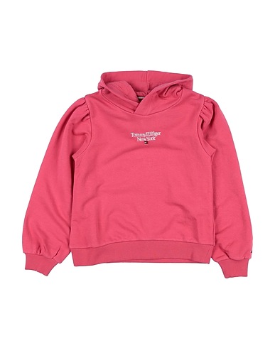 TOMMY HILFIGER Hooded track jacket  Coral 70% Cotton, 30% Polyester