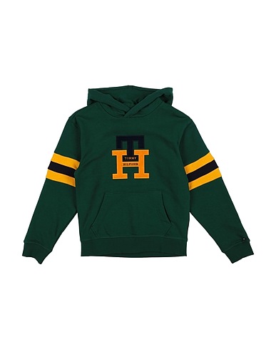 TOMMY HILFIGER Sweatshirt Grün 70% Baumwolle, 30% Polyester, Elastan
