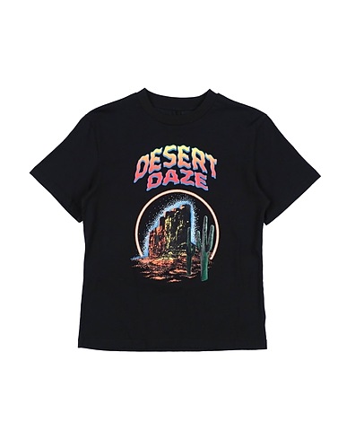 STELLA McCARTNEY KIDS T-shirt Black 100% Cotton, Elastane
