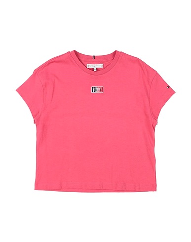 TOMMY HILFIGER T-shirt Magenta 100% Cotton