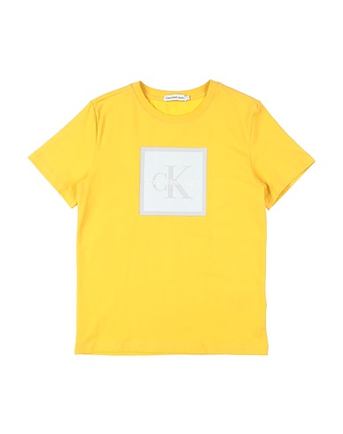 CALVIN KLEIN JEANS T-shirt Marigold 95% Cotton, 5% Elastane