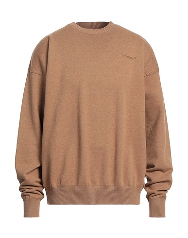 OFF-WHITE™ Sweatshirt Camel 92% Cotton, 7% Polyamide, 1% Elastane