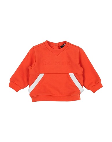 BALMAIN Sweatshirt Orange 100% Cotton