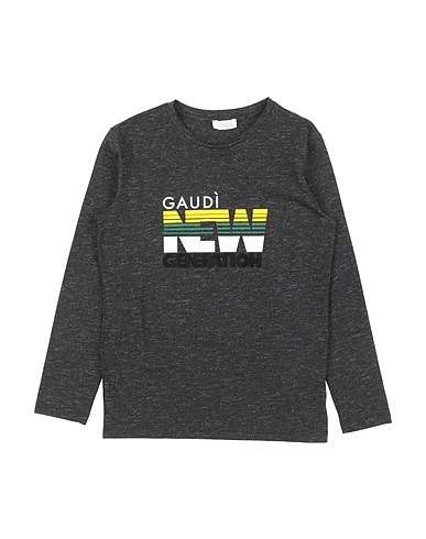 GAUDÌ T-shirt Charcoal 60% Cotton, 35% Polyester, 5% Elastane