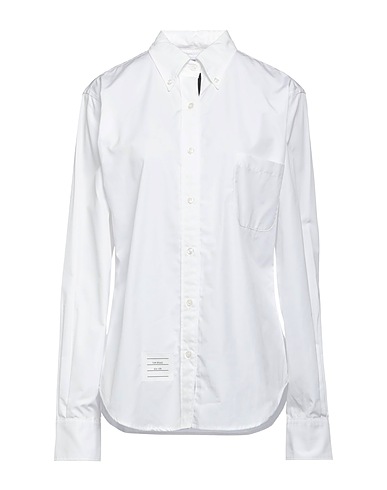 THOM BROWNE Solid colour shirts & blouses White 100% Cotton