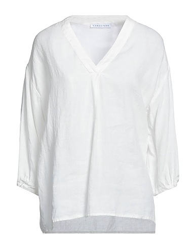 CARACTÈRE Top Off white 100% Linen