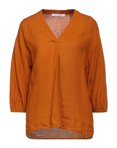 CARACTÈRE Top Brown 100% Linen