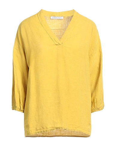 CARACTÈRE Top Lime green 100% Linen