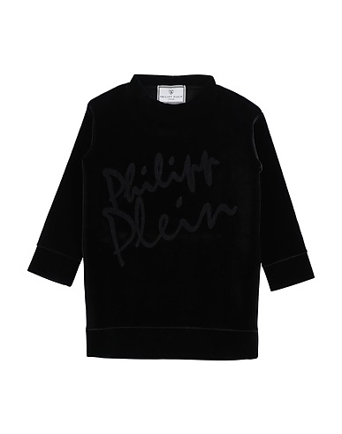PHILIPP PLEIN Sweatshirt Black 84% Polyester, 6% Viscose, 6% Polyurethane, 4% Elastane