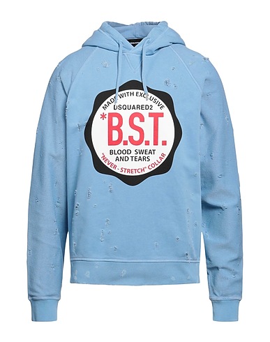 DSQUARED2 Hooded track jacket 100% Cotton, Elastane