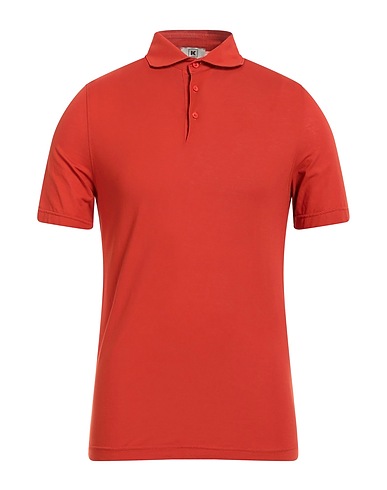 KIRED Polo shirt Rust 100% Cotton