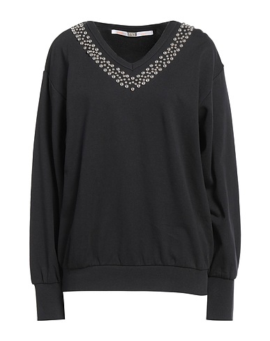 SUN 68 Felpa Nero 100% Cotone