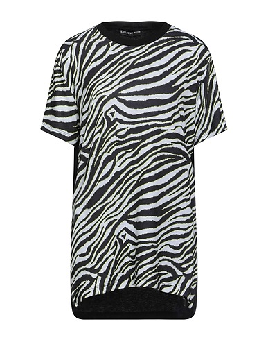 EXCLUSIVE Paris T-shirt Lime green 50% Cotton, 50% Polyester