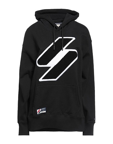 SUPERDRY Φούτερ Μαύρο 100% Βαμβάκι