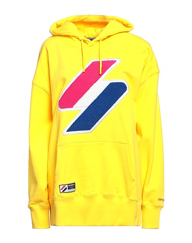 SUPERDRY Hoodie Gelb 100% Baumwolle