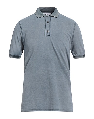 ALPHA STUDIO Polo shirt Pastel blue 100% Cotton