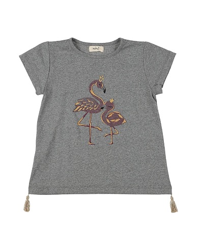 NINI T-shirt Grey 95% Cotton, 5% Elastane