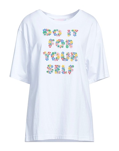 CHIARA FERRAGNI オーバーサイズTシャツ ホワイト コットン 100%