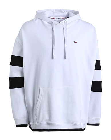 TOMMY JEANS Felpa Bianco 100% Cotone