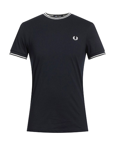 FRED PERRY T-shirt Midnight blue 100% Cotton
