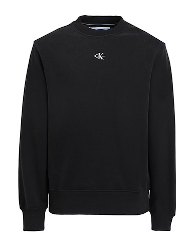 CALVIN KLEIN JEANS Sweatshirt Black 100% Cotton