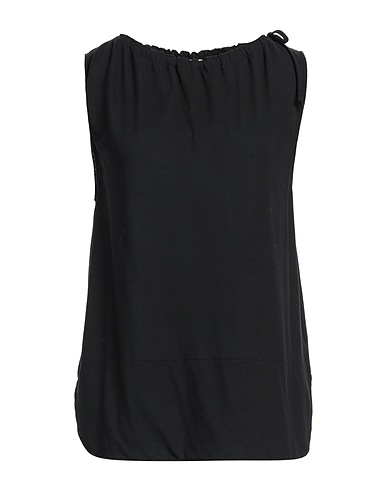 ZANONE Top Black 100% Cotton