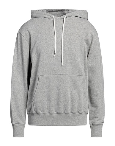 GRIFONI Hooded track jacket  Grey 100% Cotton