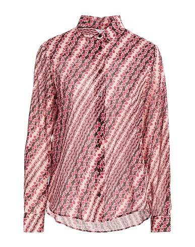 CARACTÈRE Floral shirts & blouses Magenta 100% Cotton