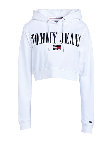 TOMMY JEANS Felpa Bianco 55% Cotone, 45% Poliestere