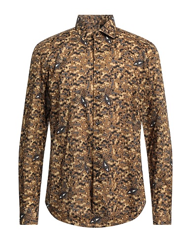 STILOSOPHY Camicia fantasia Verde militare 100% Cotone
