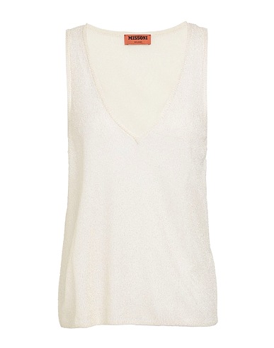 MISSONI Top Off white 62% Viscosa, 20% Poliestere, 18% Poliammide