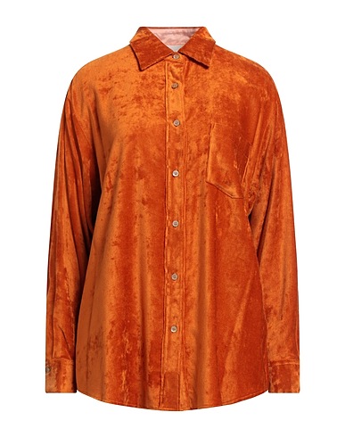 FORTE_FORTE Solid color shirts & blouses Copper 99% Viscose, 1% Elastane