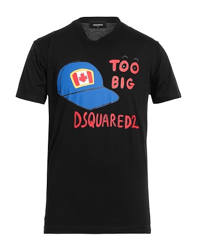 DSQUARED2 Ｔシャツ ブラック コットン 100%