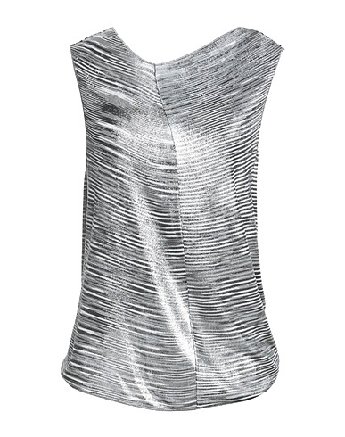 MISSONI Top Black 100% Viscose, Polyurethane