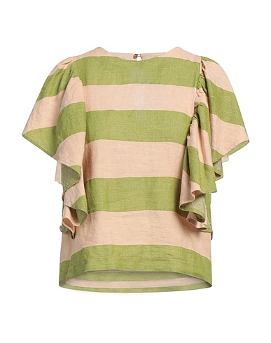 ALESSIA SANTI Top Light green 100% Linen