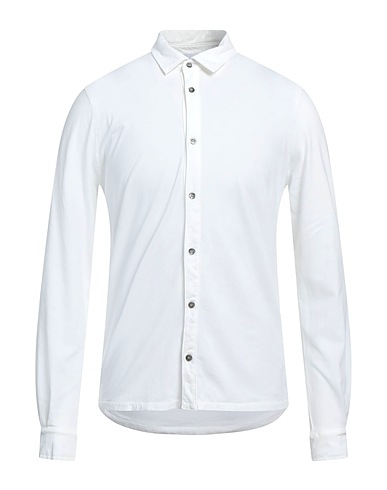 ALPHA STUDIO Однотонная рубашка BIANCO 98% Хлопок, 2% Эластан