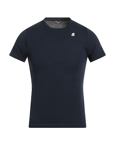 K-WAY T-shirt Blu navy 100% Cotone