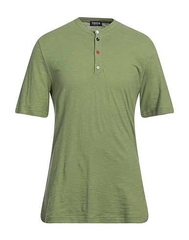 YOON T-Shirt Militärgrün 100% Baumwolle