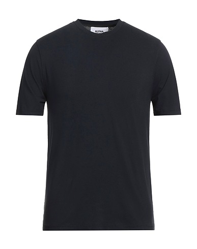 ALPHA STUDIO T-shirt basique Bleu nuit 98% Coton, 2% Élasthanne