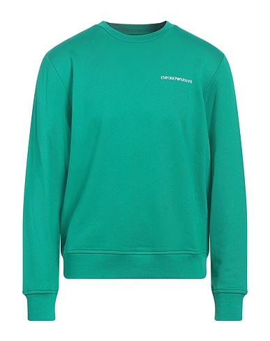 EMPORIO ARMANI Felpa Verde 67% Modal, 33% Cotone