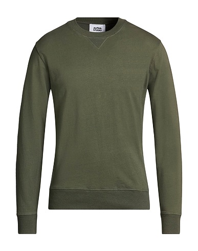 ALPHA STUDIO Sweatshirt 100% Cotton